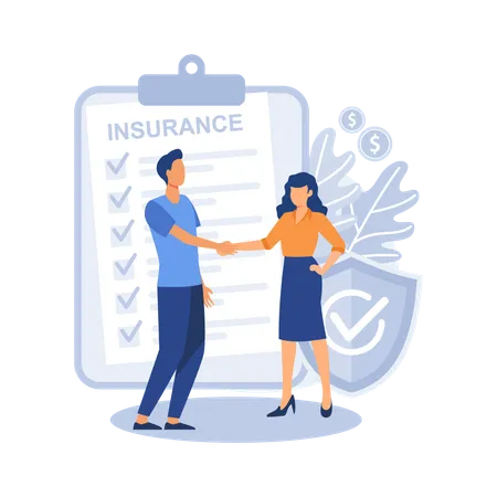 Insurance agent  Illustration