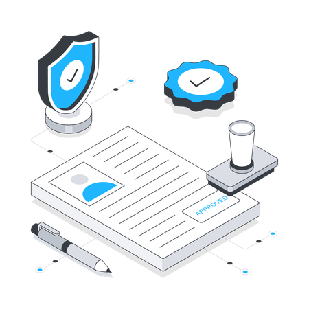 Insurance Approval  Illustration