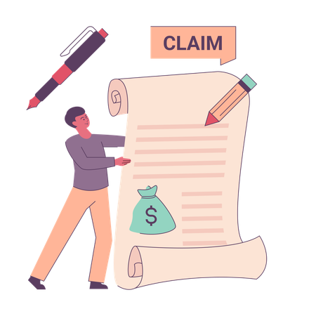 Insurance claim  Illustration