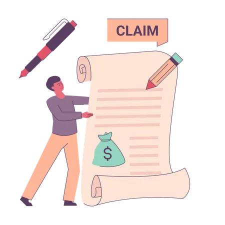 Insurance claim  Illustration