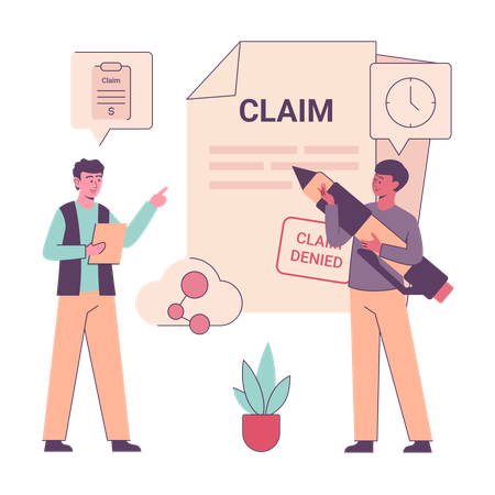 Insurance Claim  Illustration