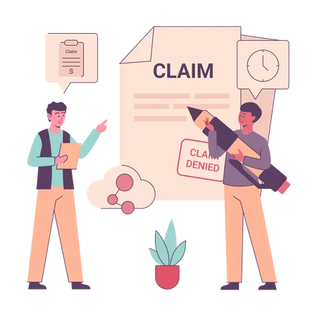 Insurance Claim  Illustration