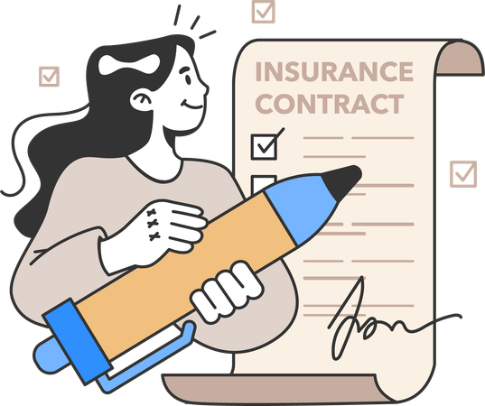 Insurance contract  Illustration