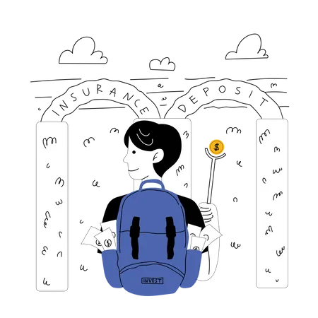 Insurance Deposit  Illustration