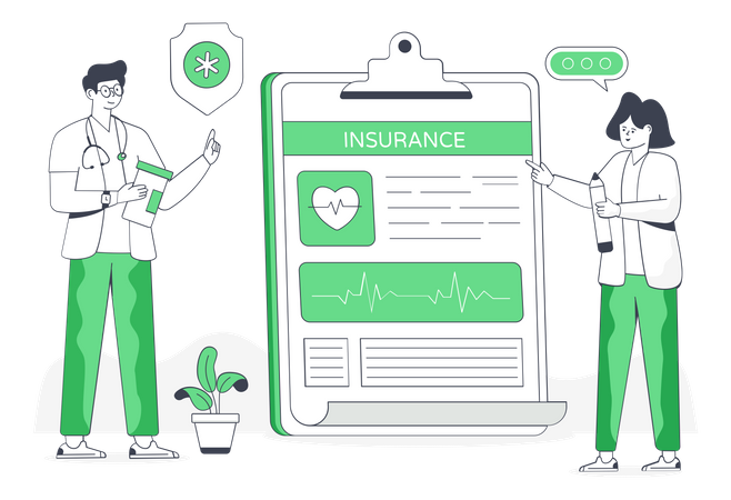 Insurance Document Illustration
