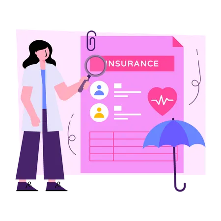 Insurance Document Illustration