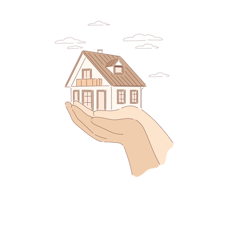 Insurance On Real Estate  Illustration