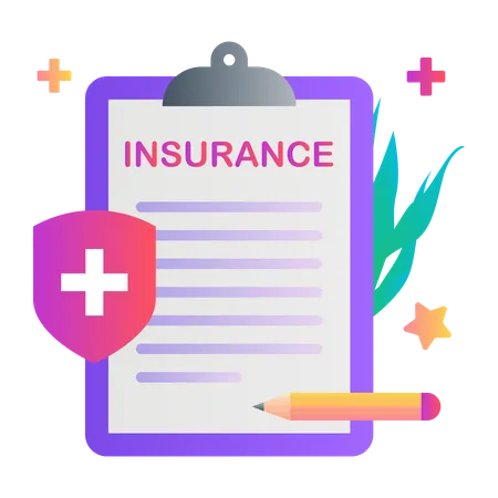 Insurance paper  Illustration