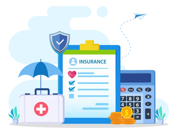 Insurance Plan  Illustration