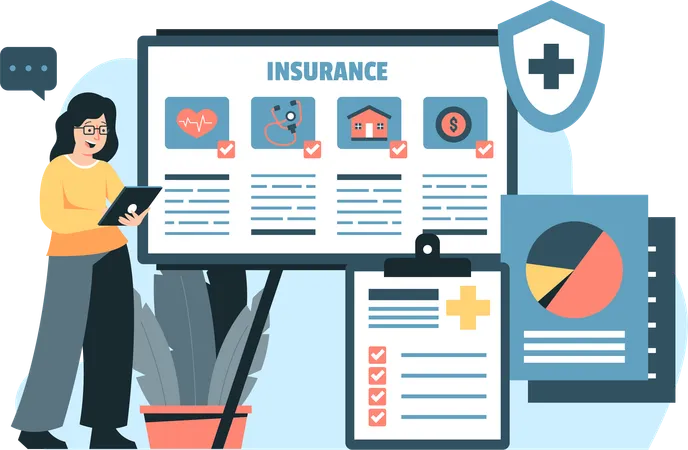 Insurance Planner  Illustration