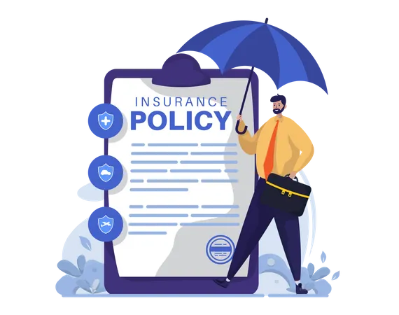 Insurance policy  Illustration