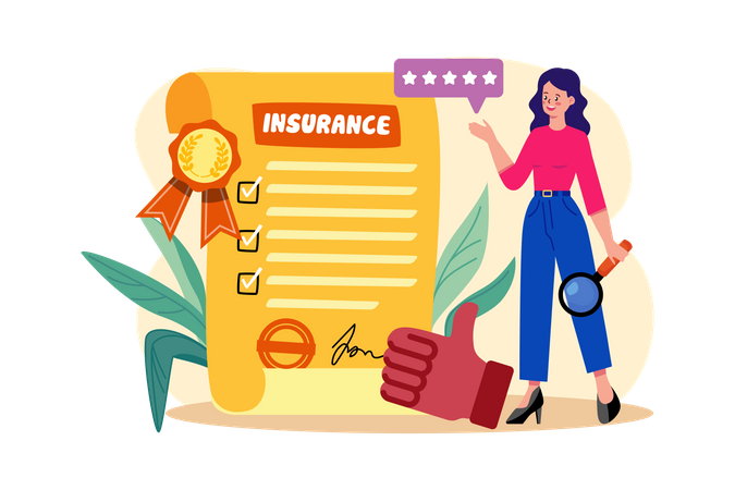 Insurance policy Illustration