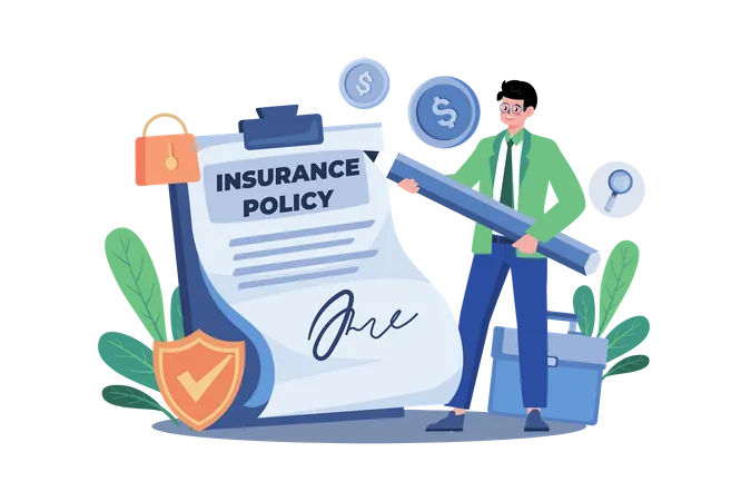 Insurance Policy  Illustration
