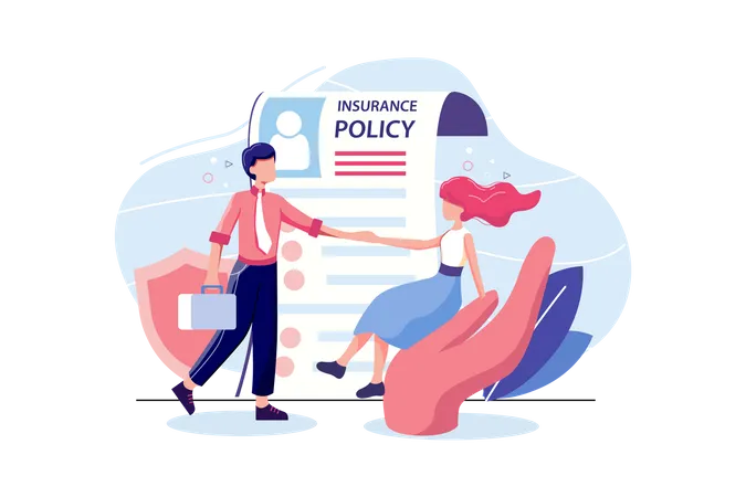 Insurance Policy concept  Illustration