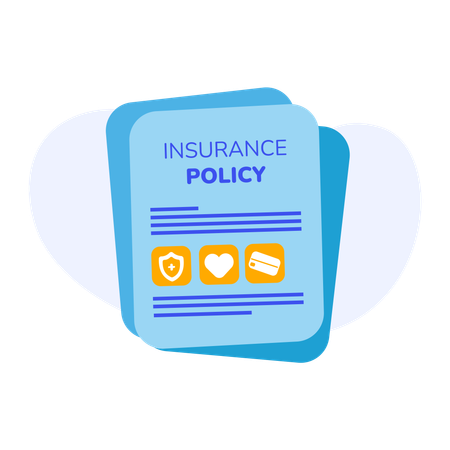 Insurance Policy Document  Illustration