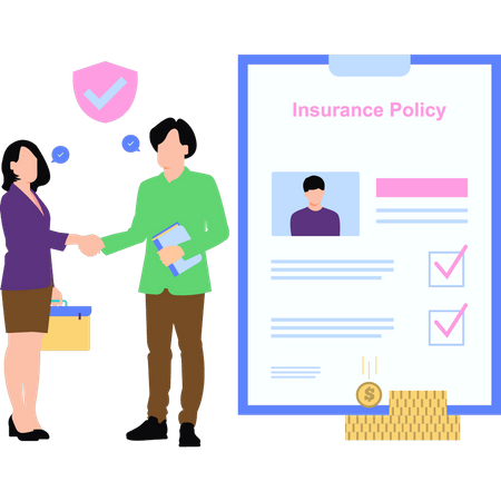 Insurance policy  Illustration