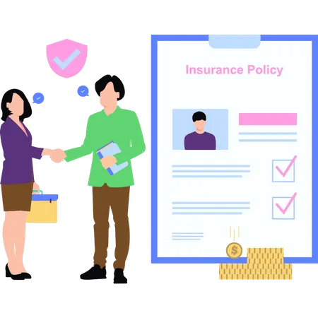 Insurance policy  Illustration