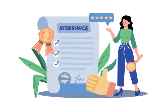 Insurance policy  Illustration