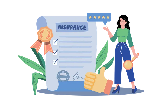 Insurance policy  Illustration