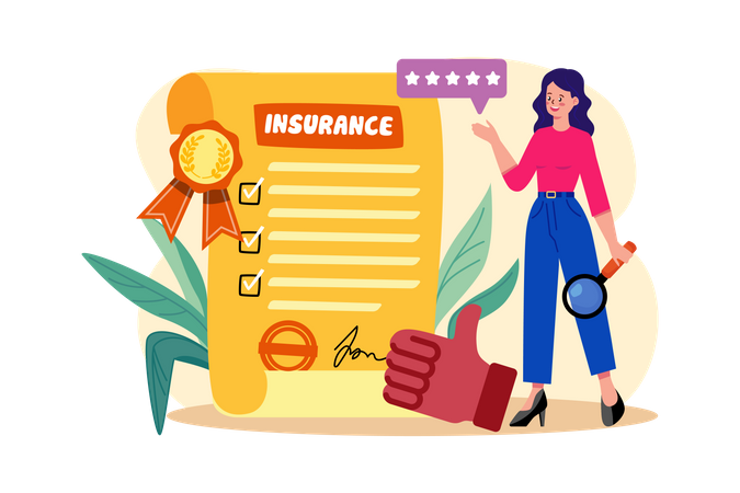 Insurance policy  Illustration