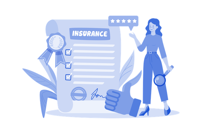 Insurance policy  Illustration