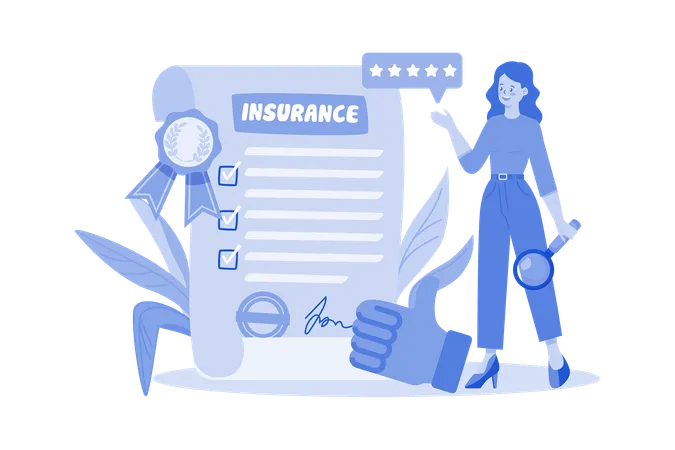 Insurance policy  Illustration