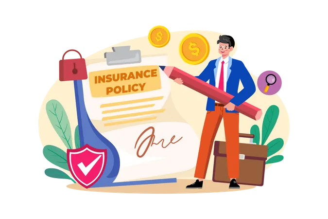 Insurance Policy  Illustration