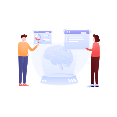 Inteligencia artificial  Illustration