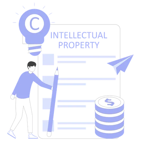 Intellectual property  Illustration