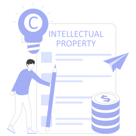 Intellectual property  Illustration