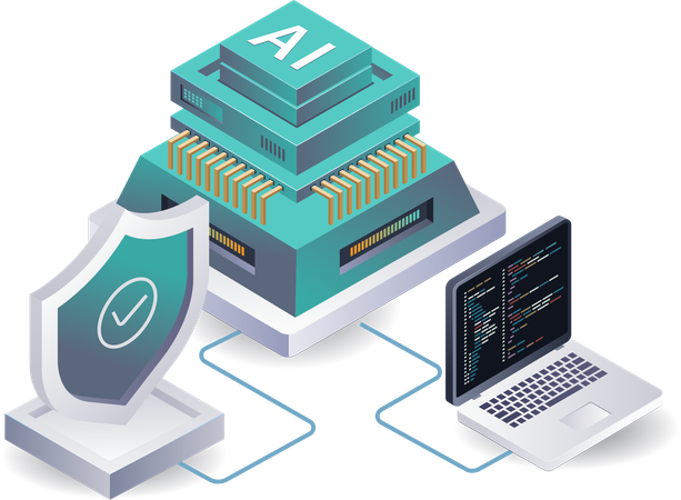 Intelligence artificielle dans la programmation de la sécurité des bases de données  Illustration