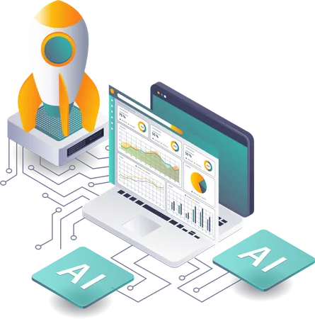 Gestion de l'analyse du lancement de startups en intelligence artificielle  Illustration