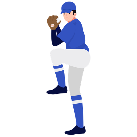 Intense Batter Swing  Illustration