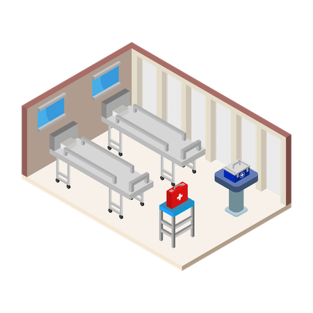 Intensivstation  Illustration
