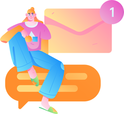 Interação baseada na web  Ilustração