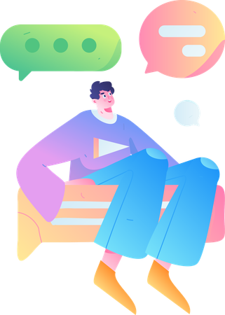 Interação baseada na web  Ilustração