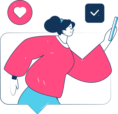 Interação baseada na web  Ilustração