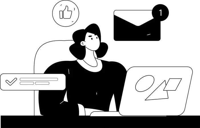 Interacción de apoyo al usuario  Ilustración