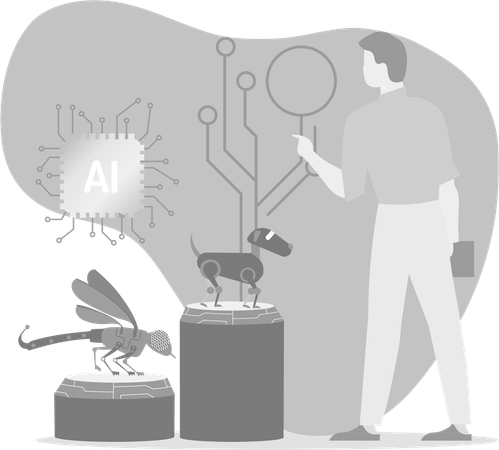 Interaction With Ai  Illustration