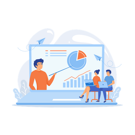 Interactive Board  Illustration