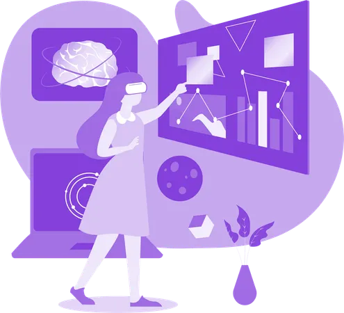 Interactive Communication Using Vr  Illustration