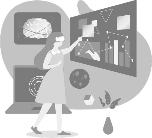 Interactive Communication Using Vr  Illustration