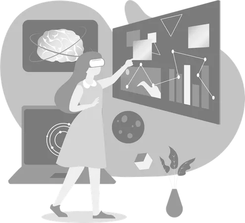 Interactive Communication Using Vr  Illustration