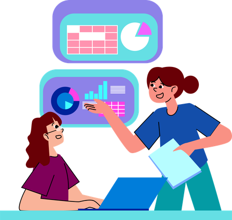 Interactive Corporate Workshop  Illustration