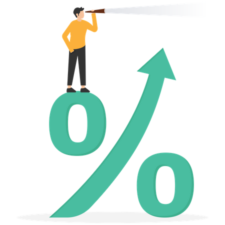 Interest rate forecast  Illustration