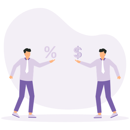 Interest Rate Or Dividends Percentage  Illustration