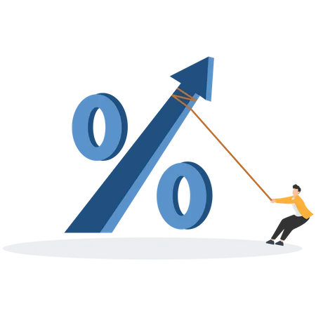 Interest rates increased  Illustration