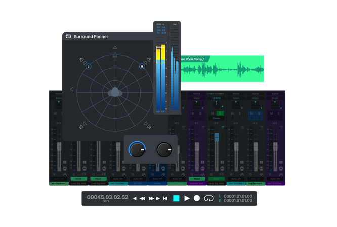 Interface da máquina de mixagem de música  Ilustração