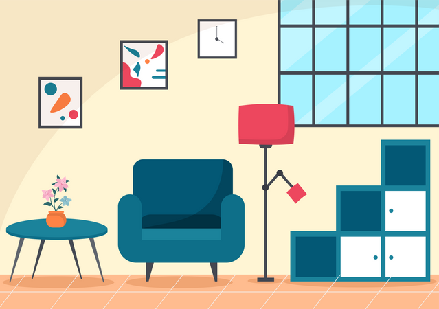 Interior Furniture  Illustration