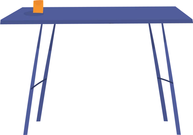 Home Office Interior Table 1 Illustration